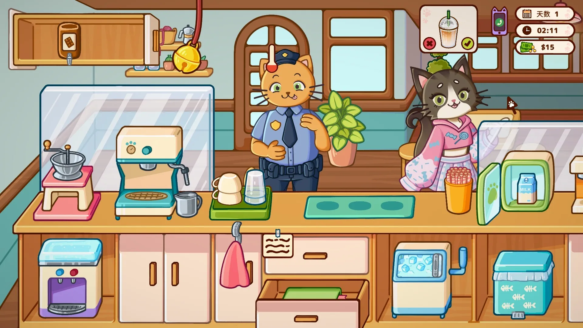 喵喵甜品屋 / Cats & Cups 免Steam单机游戏 一键安装版