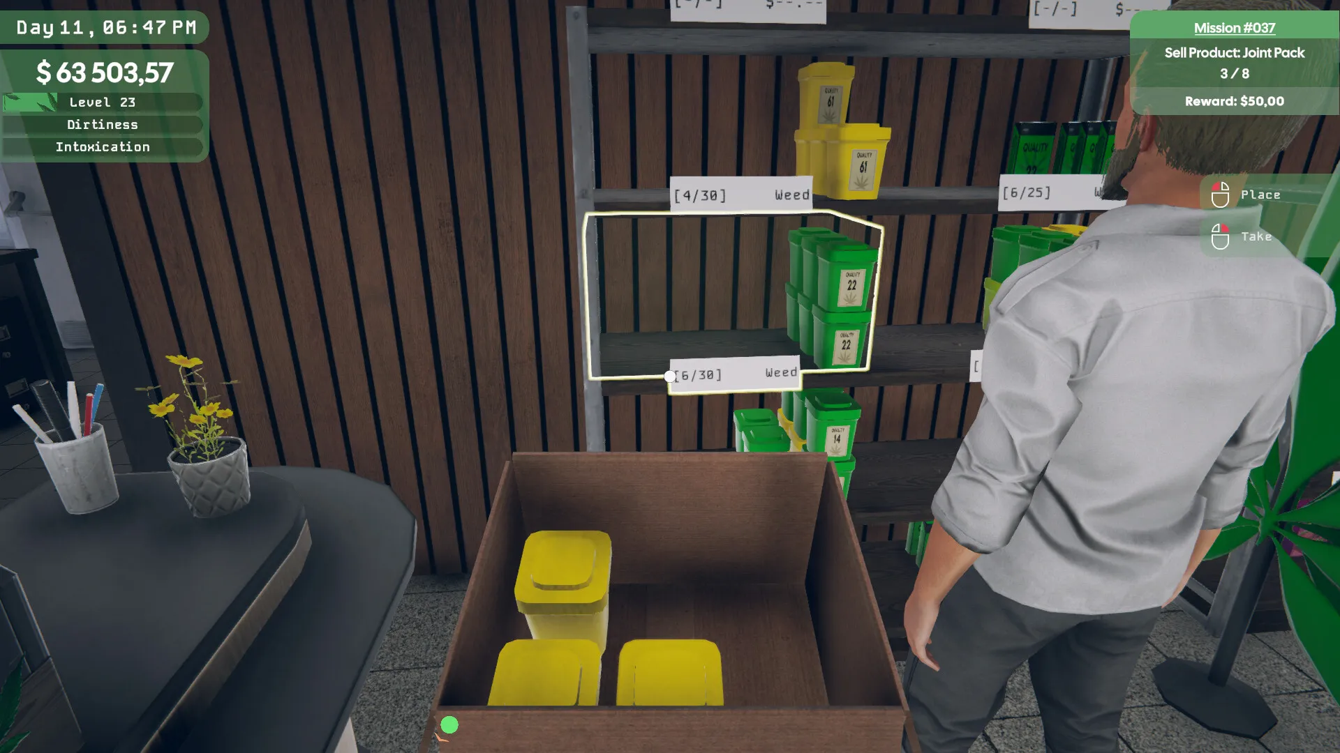 大麻超市模拟器 / Weed Supermarket Simulator 免Steam单机游戏 全DLC中文绿色版 百度/夸克/迅雷 网盘下载