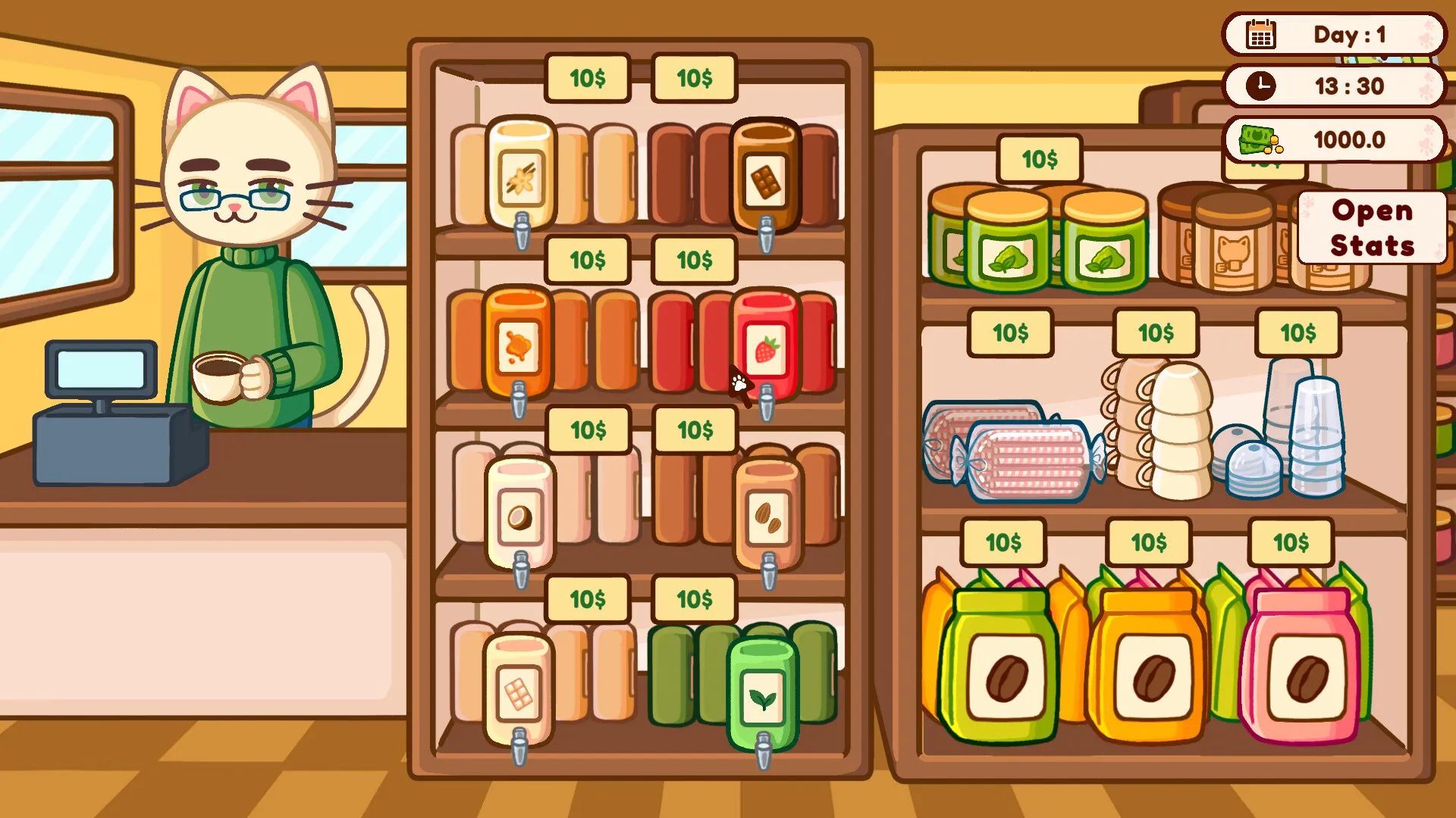 喵喵甜品屋 / Cats & Cups 免Steam单机游戏 一键安装版