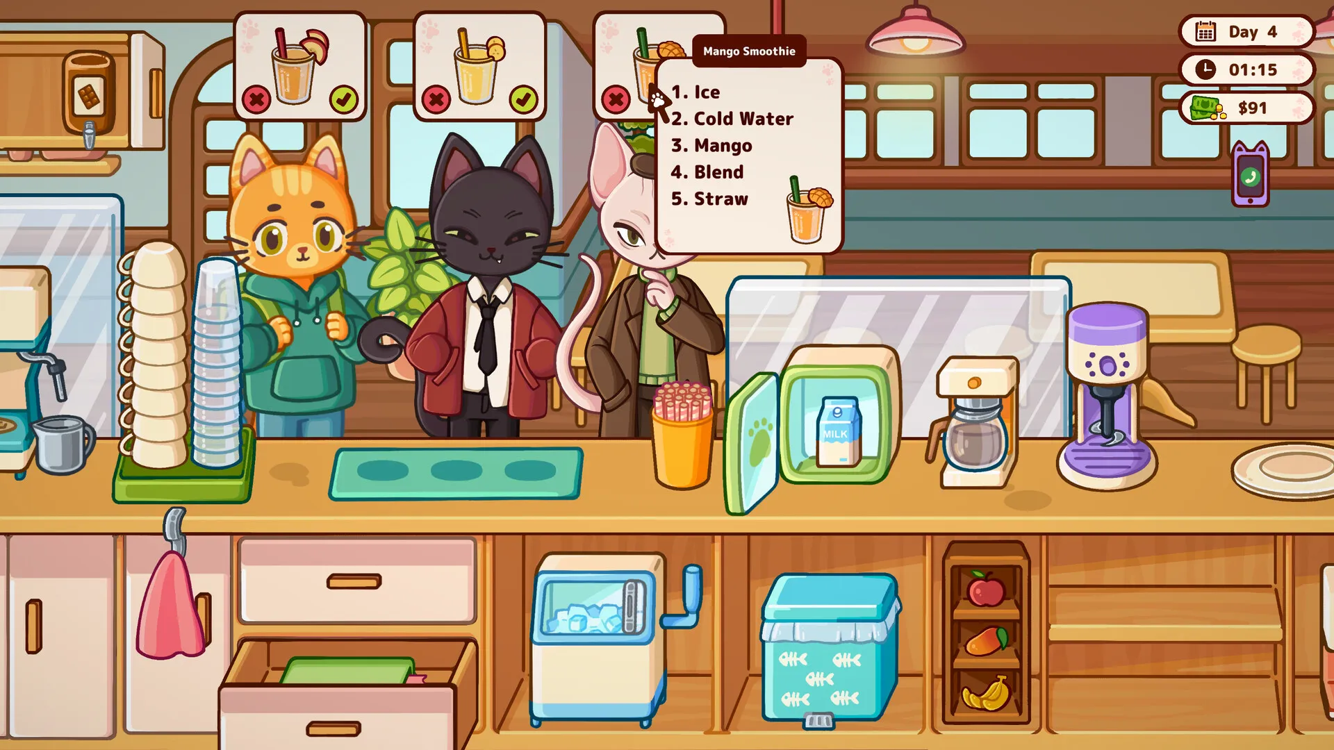 喵喵甜品屋 / Cats & Cups 免Steam单机游戏 一键安装版