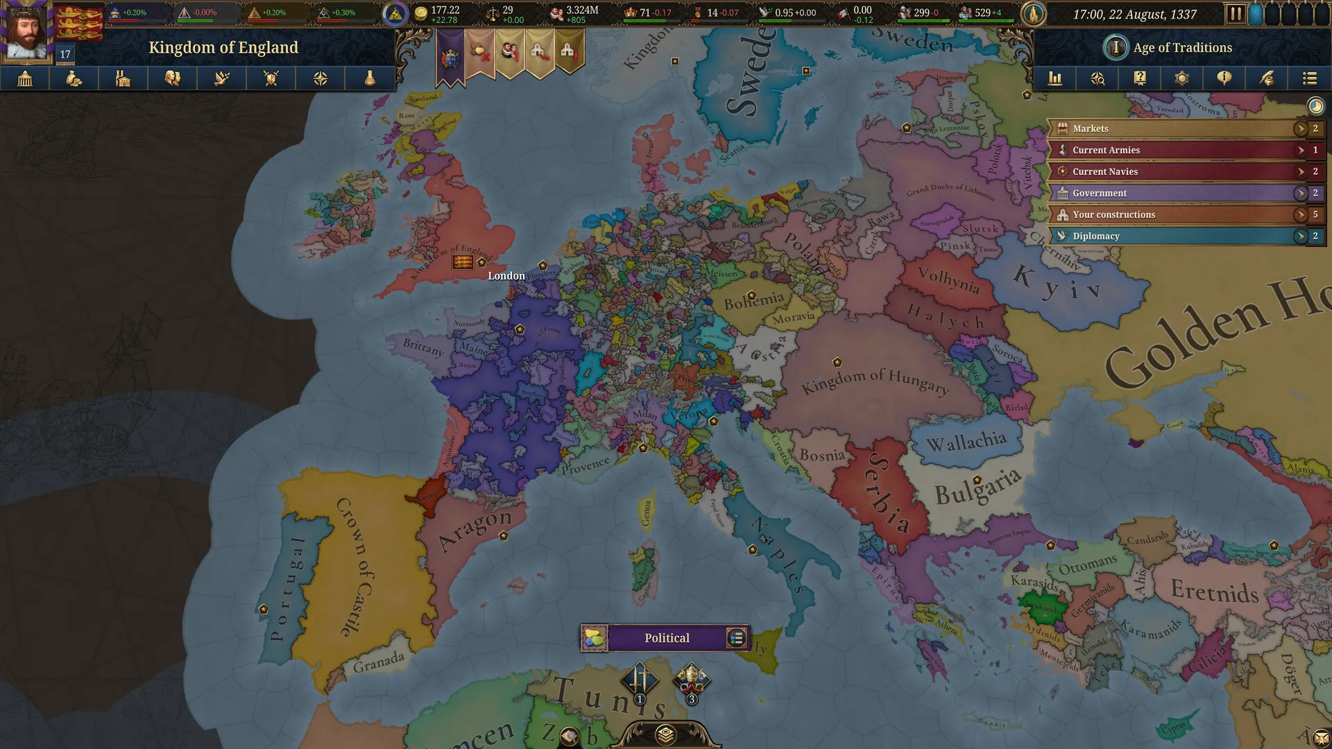 欧陆风云5 / Europa Universalis V 免Steam单机 一键安装版