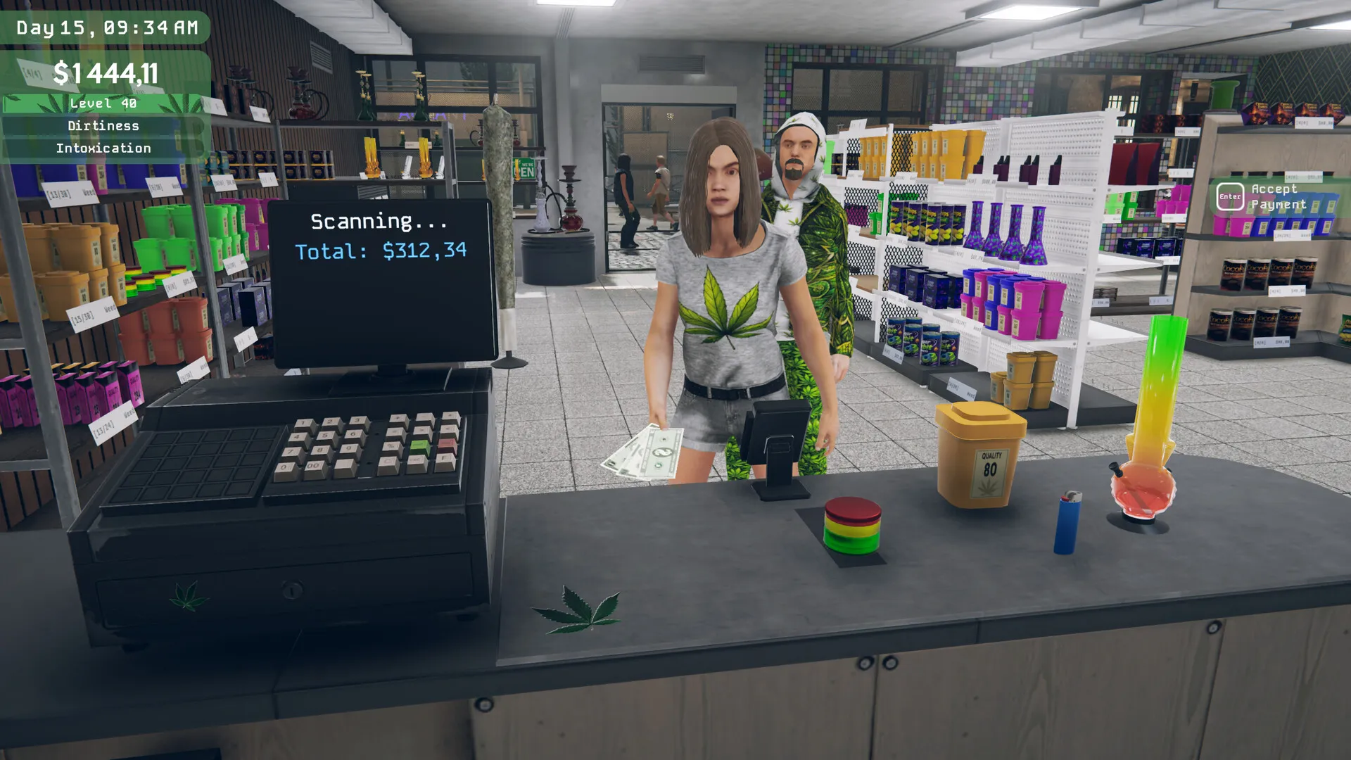 大麻超市模拟器 / Weed Supermarket Simulator 免Steam单机游戏 全DLC中文绿色版 百度/夸克/迅雷 网盘下载