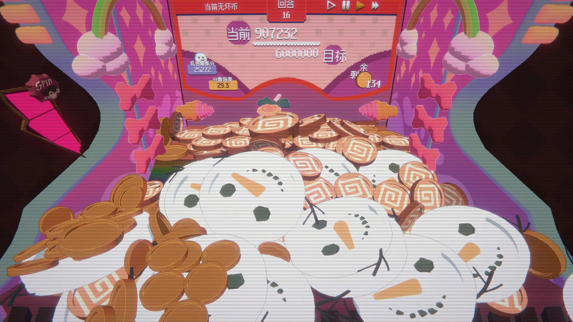 浣熊推币机 / RACCOIN: Coin Pusher Roguelike 免Steam单机 一键安装版